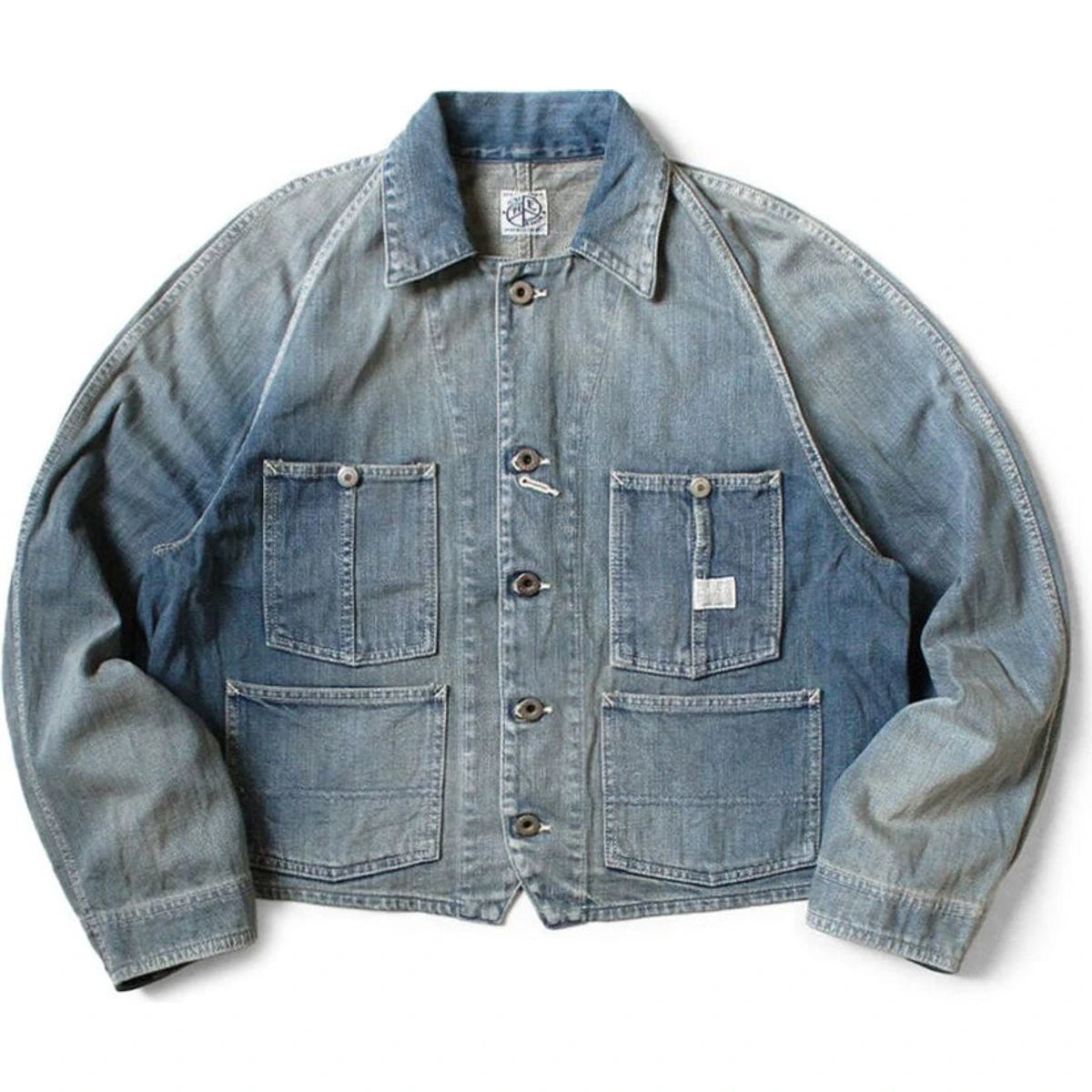 Kapital 12oz Denim Cropped Winday Chair Jacket (Short Coverall