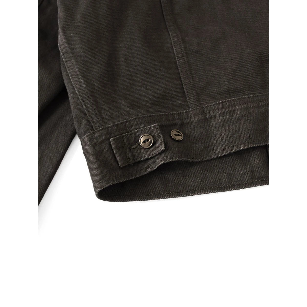 Kapital 14 Oz Black X Black Denim Westerner Jacket (Regular)