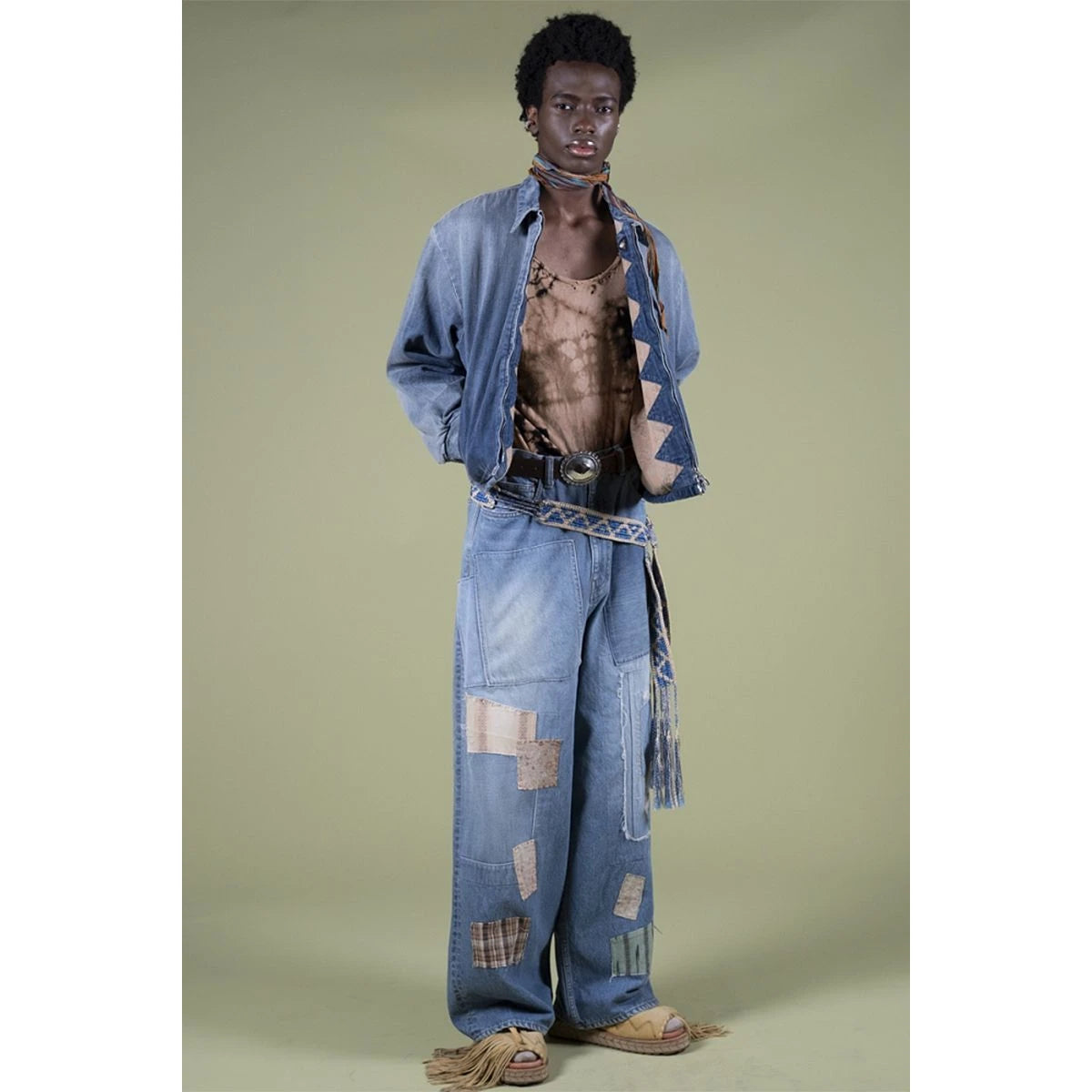 Kapital 14oz Denim 5 Pocket Baggy Pants (Bethel Pal Remake)