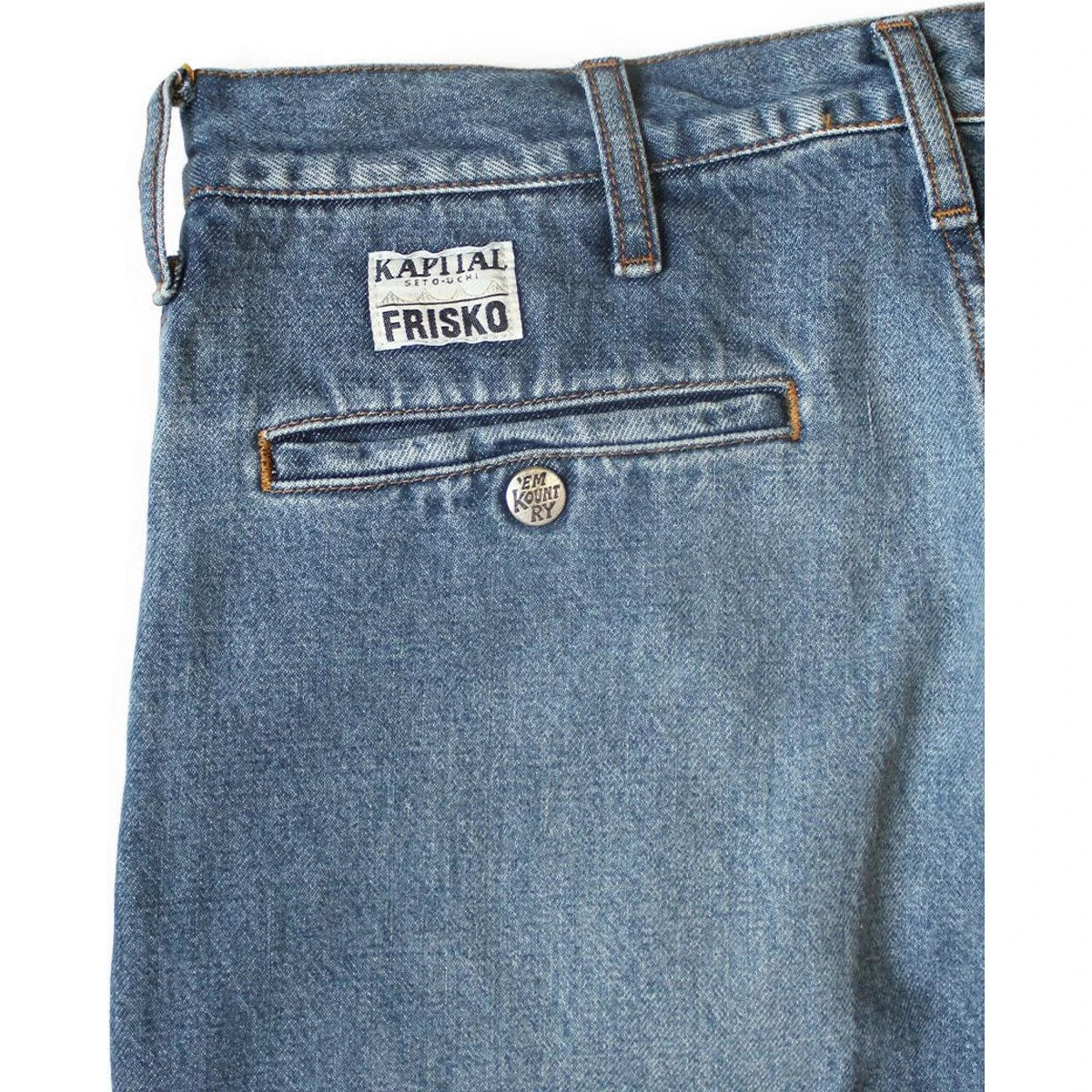 Kapital 14oz Denim 5P Frisko (Kountry Embroidery)