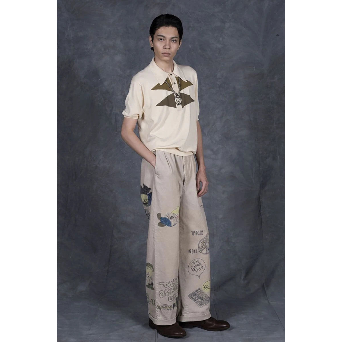 Kapital 14W Corduroy Ivy Pants (Memorial Paint Model)