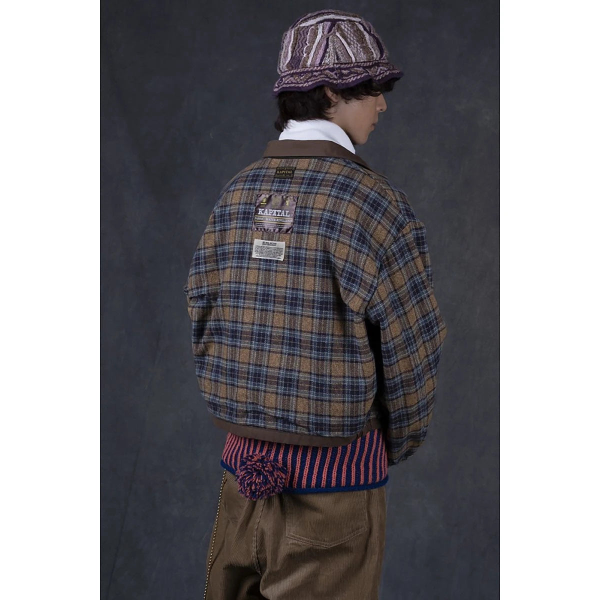 Kapital 3G Wool, Side Knit Haramaki Multiroll
