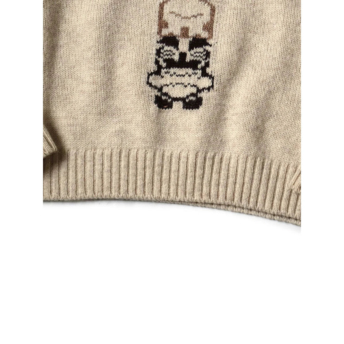 Kapital 5G Wool Peckish Totem Pole High Neck Sweater