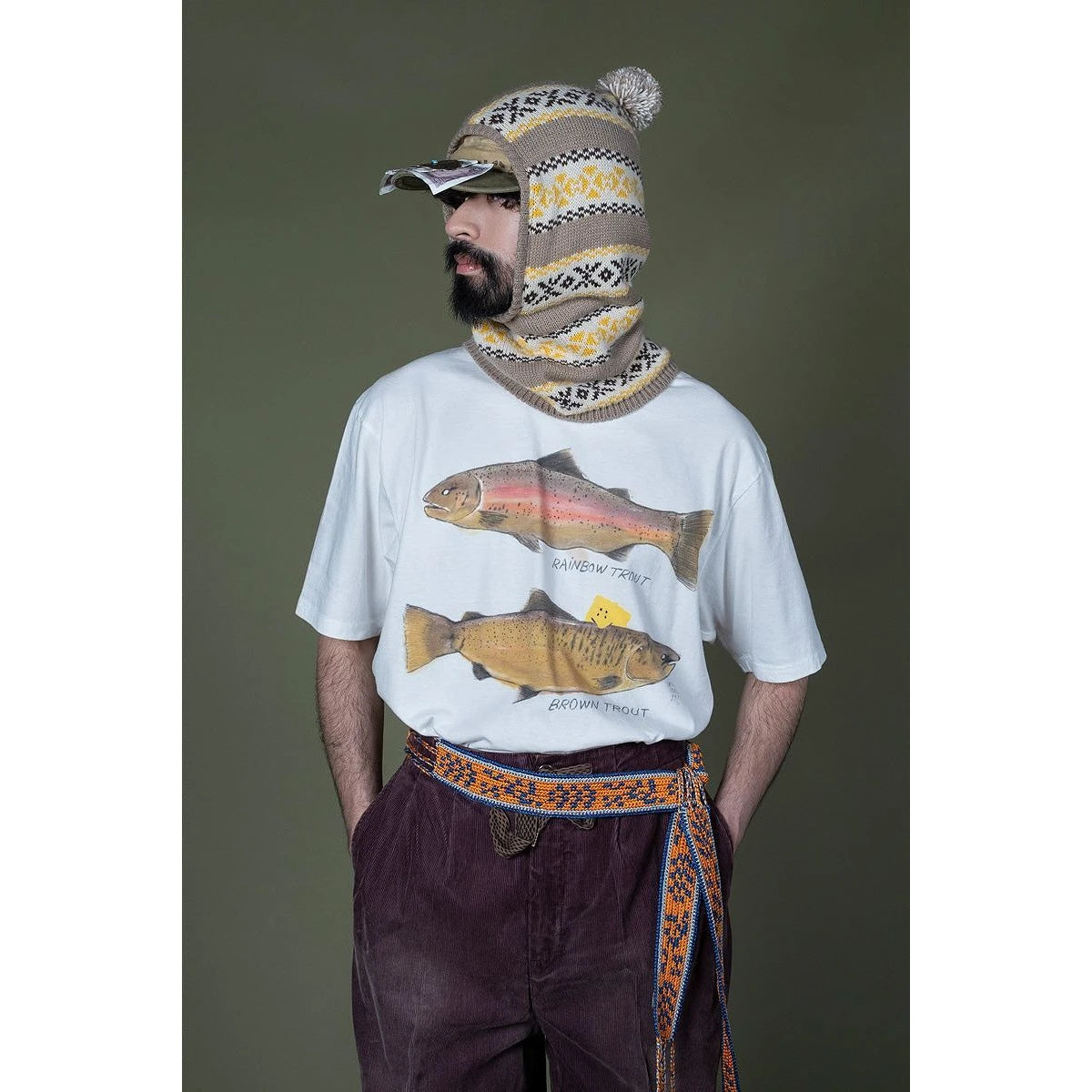 Kapital 5G Wool Yellowknife Fair Isle Balaclava