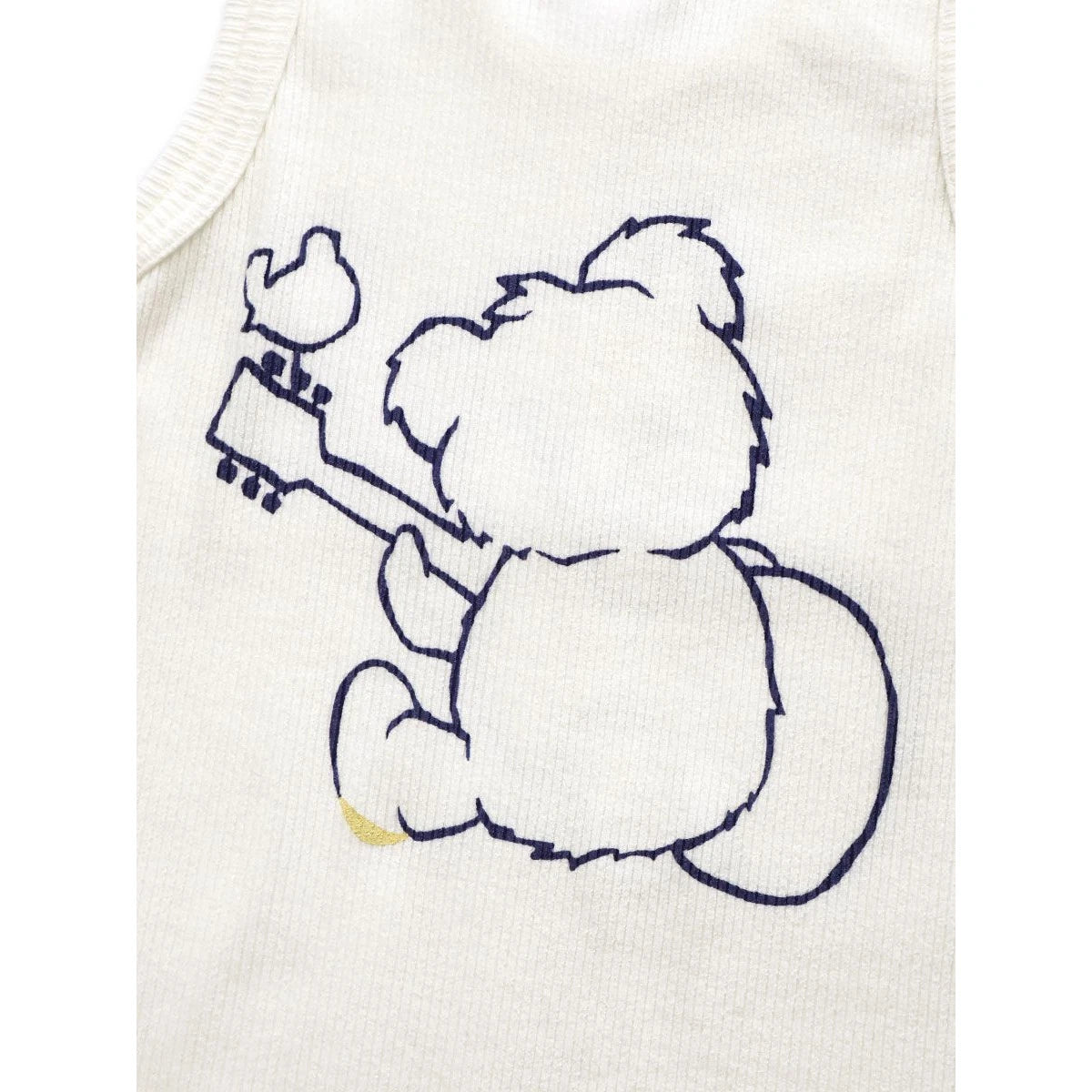 Kapital Stretch Rib Knit Tank Top (Little Bear & Harmony Print)
