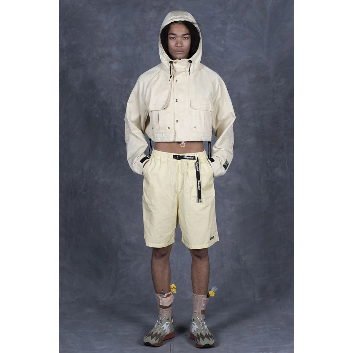 Kapital 60/40 Cross Magpie Pattern Gale Parka