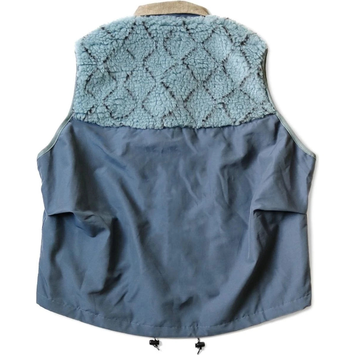 Kapital 60/40 Cross x Road Sashiko Fleece Hutte Vest