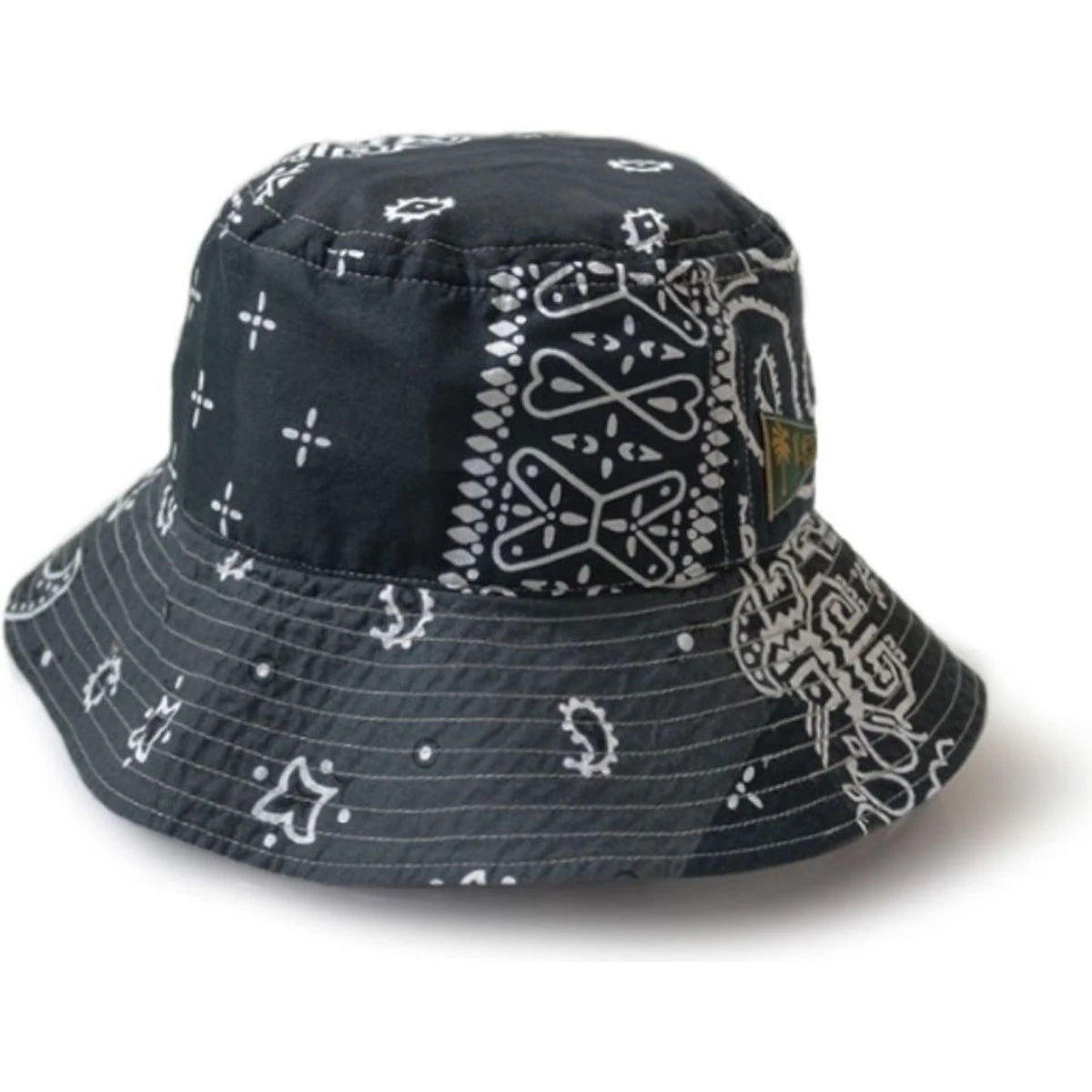 Kapital Bandana Patchwork Bucket Hat (Long Brim)