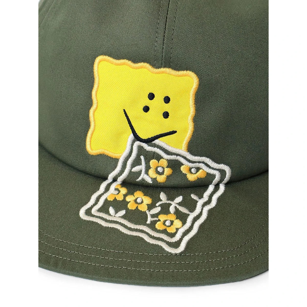 Kapital Chino Baseball Cap (Peckish Rainbowy Embroidery)