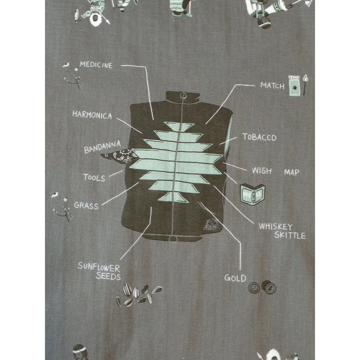 Kapital Color Bandana (Zepher Vest Life)