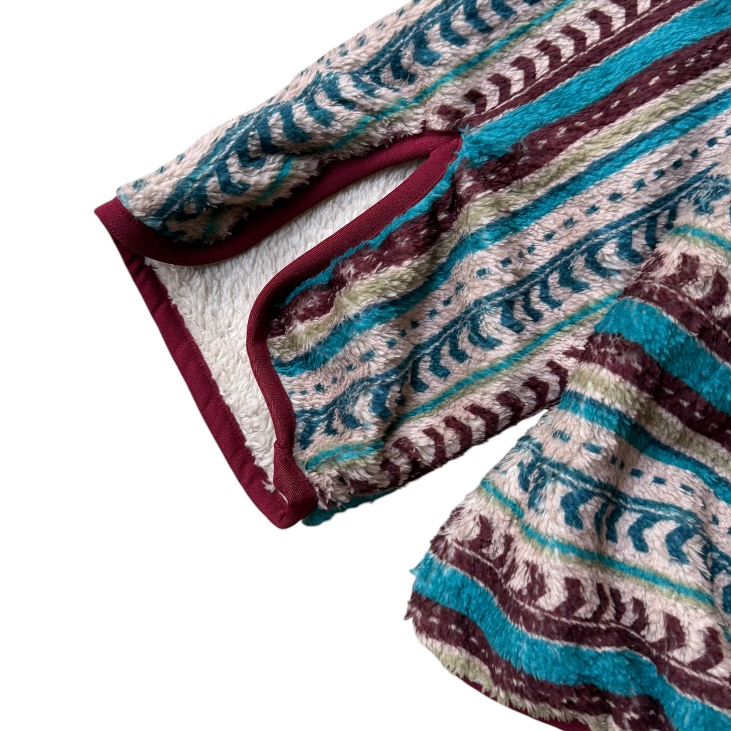 Kapital Columbia Stripe Fleece Baja Hoodie