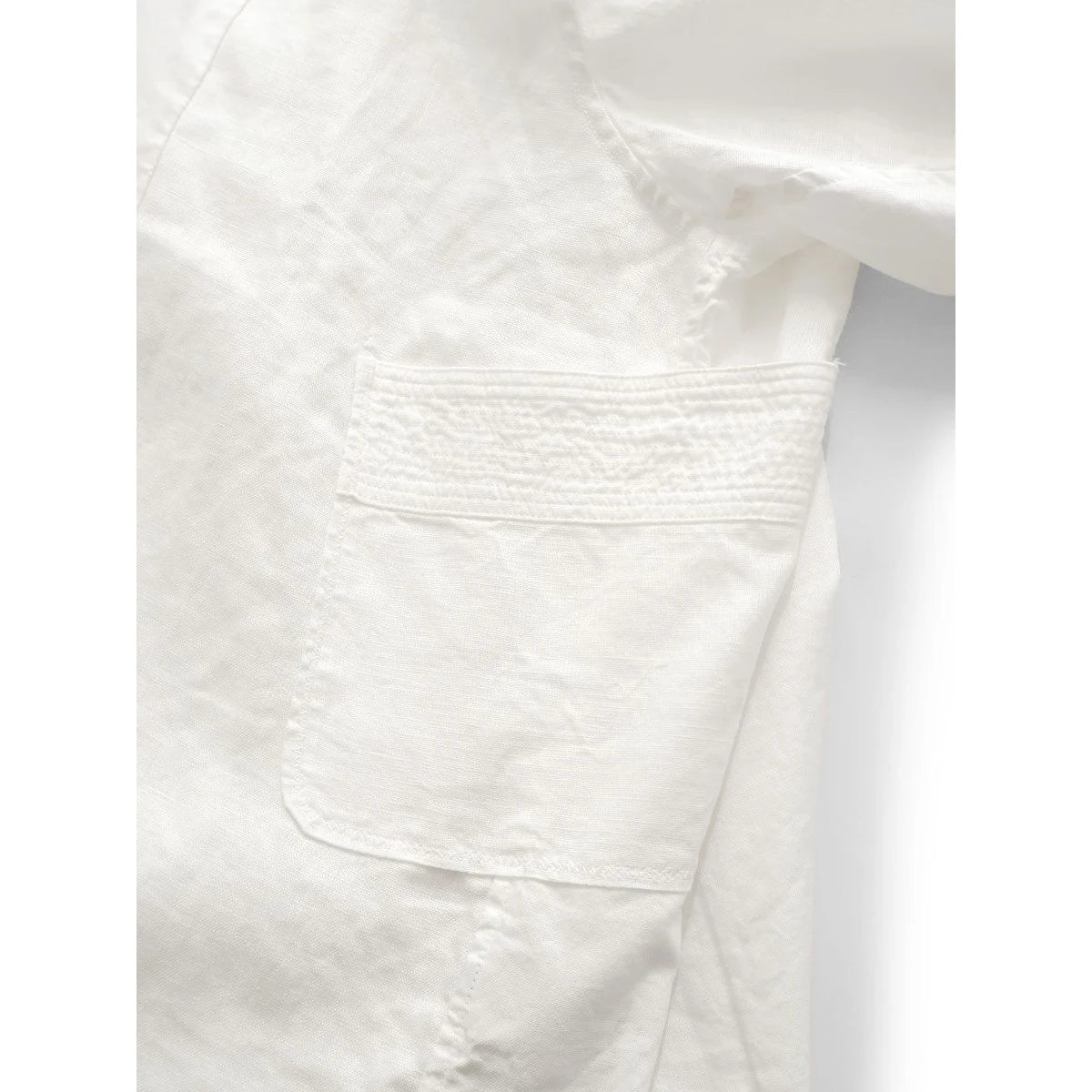 Kapital Cotton Linen Patchwork Kathmandu Shirt (Short Sleeve)