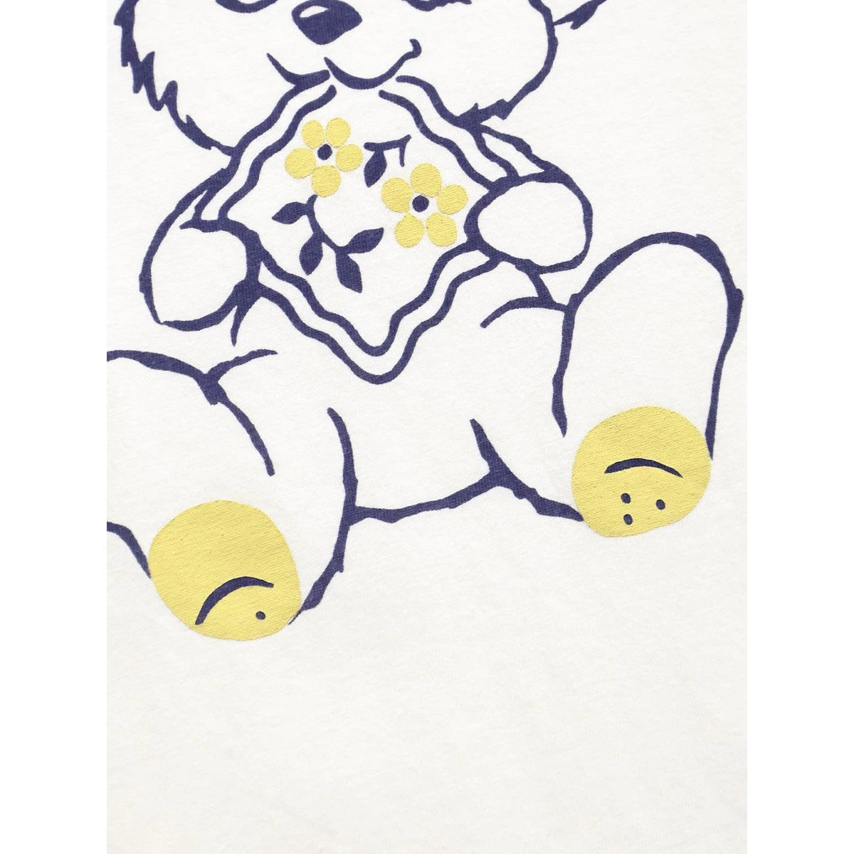 Kapital Cotton Ringer T Shirt (Peckish Little Bear Print)
