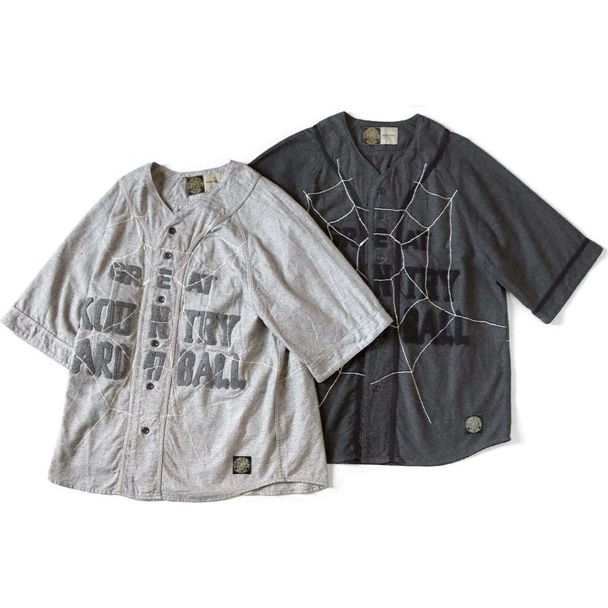 Kapital Cotton Wool Great Kountry Baseball Shirt (Country