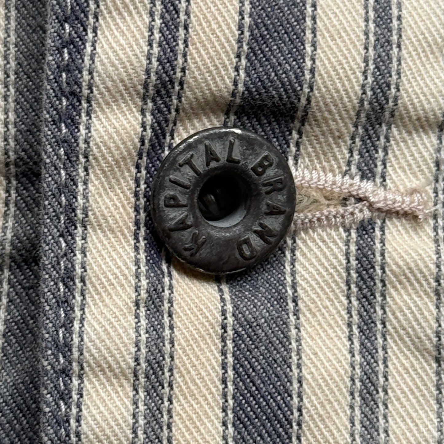 Kapital Dixie Hickory Cactus Coveralls Mauve (WWII Model)