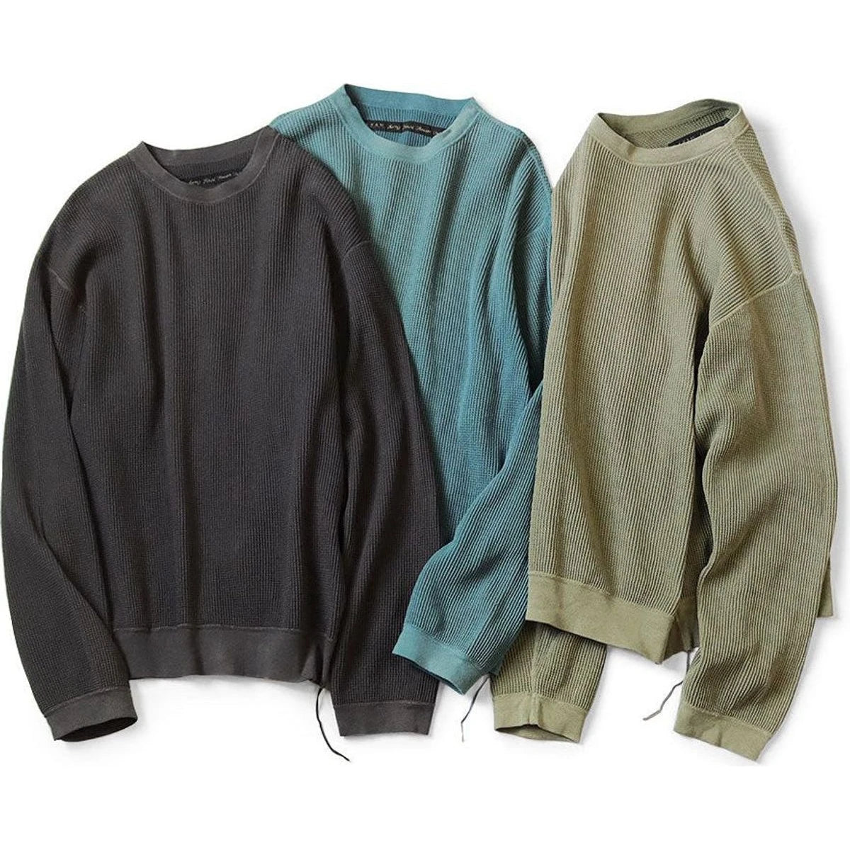 Kapital Eco Waffle Big Crew Sweatshirt | COJP Gallery