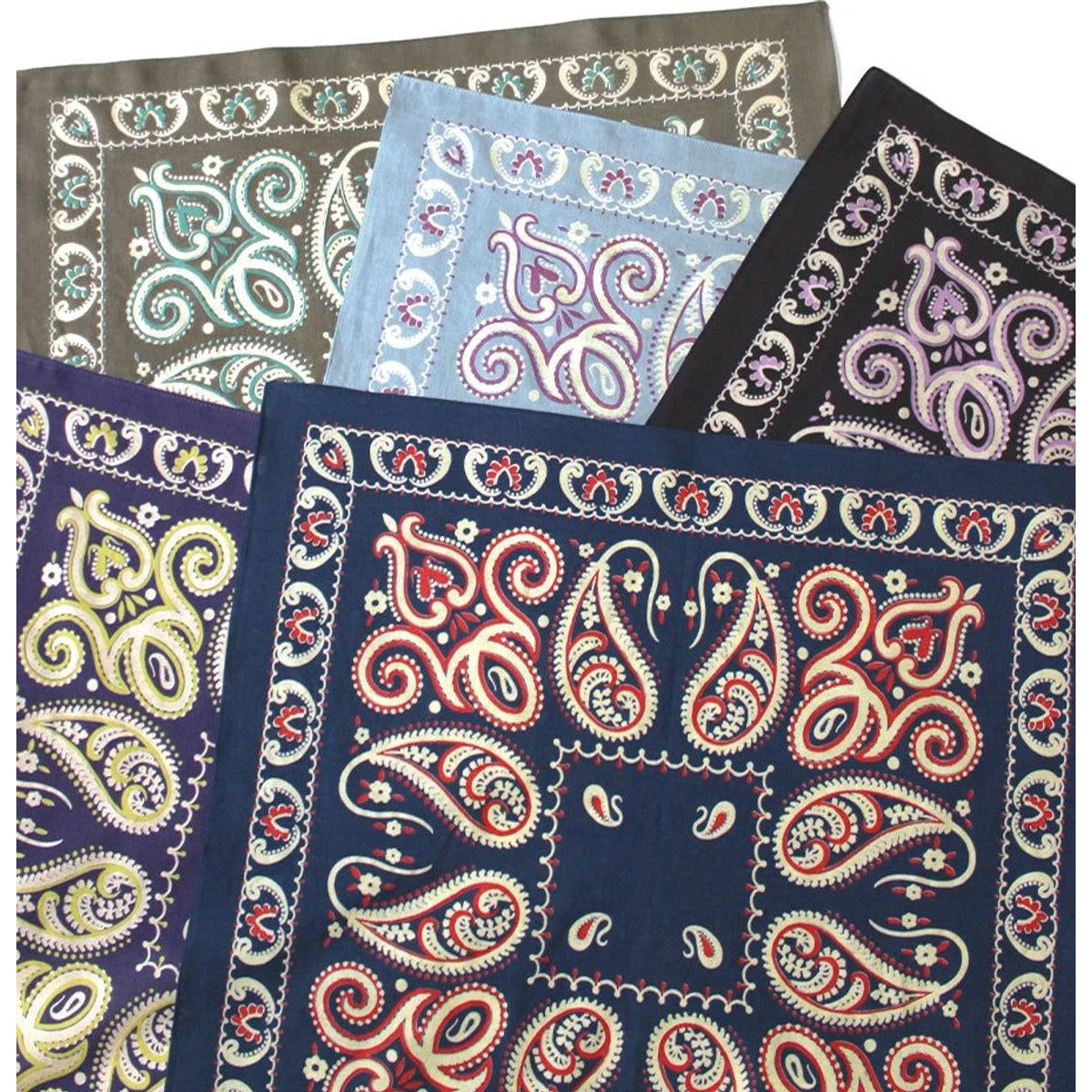 Kapital Fastcolor Selvedge Bandana (Sambo Paisley) 20x20