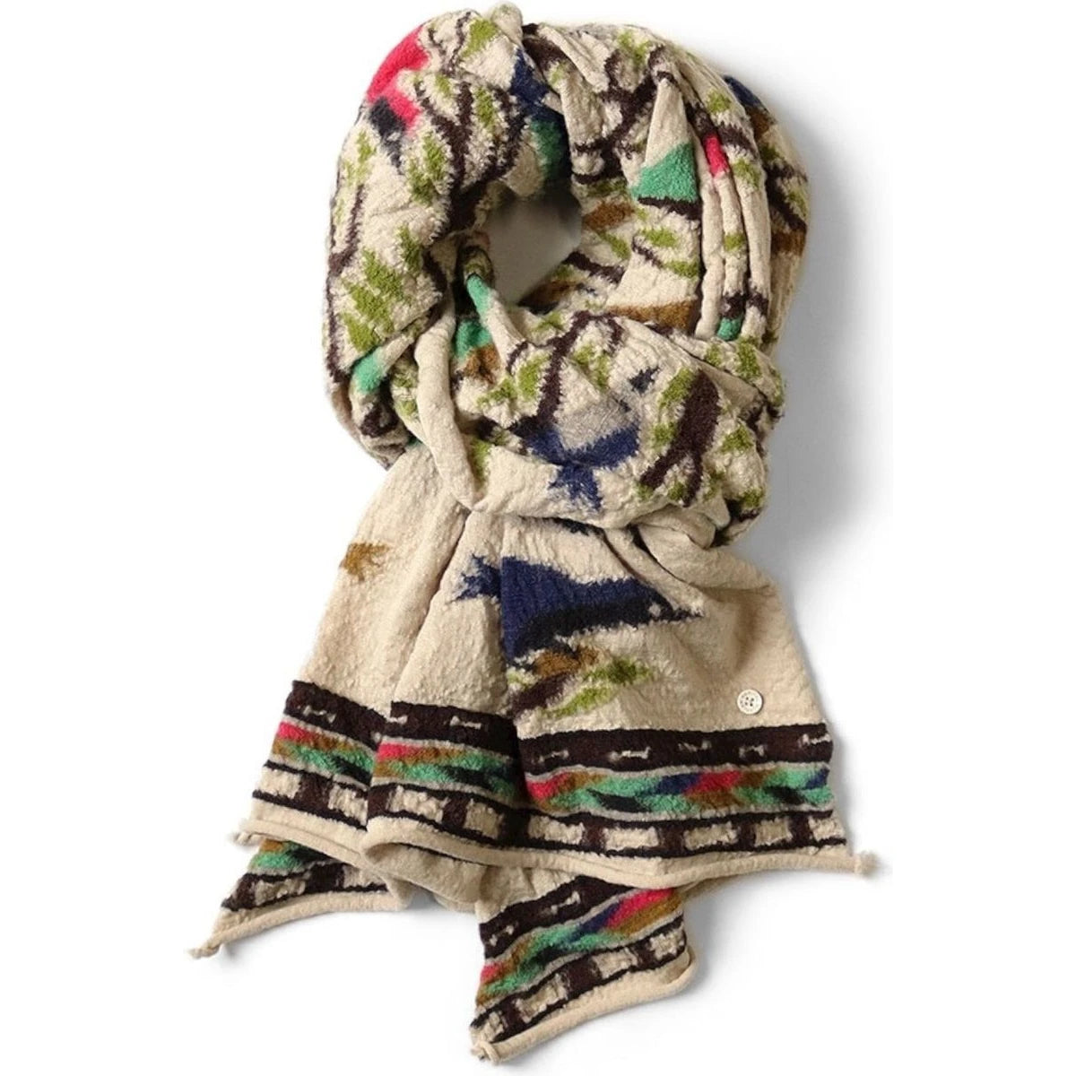 Kapital Felted Wool Bird Tree Scarf