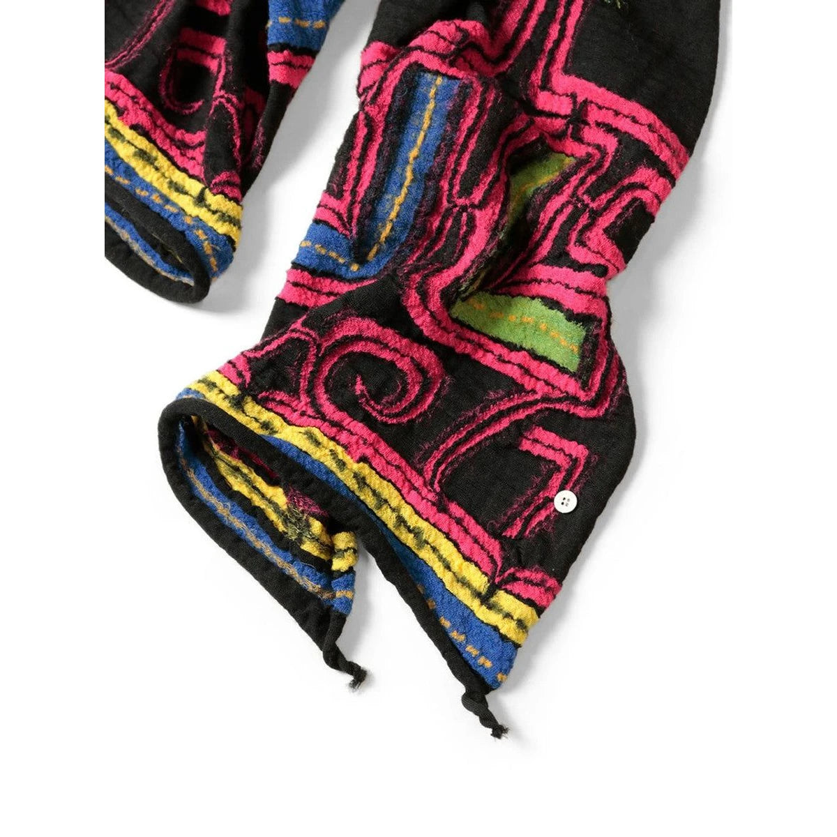 Kapital Felted Wool Pop Ainu Happy Muffler Scarf
