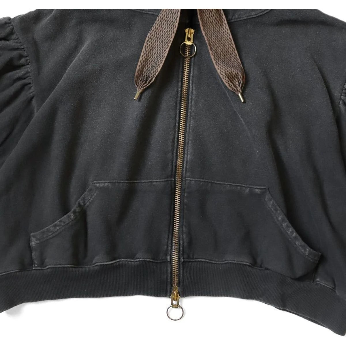 Kapital Fleece Gathered Sleeve Devil Hood Blouson