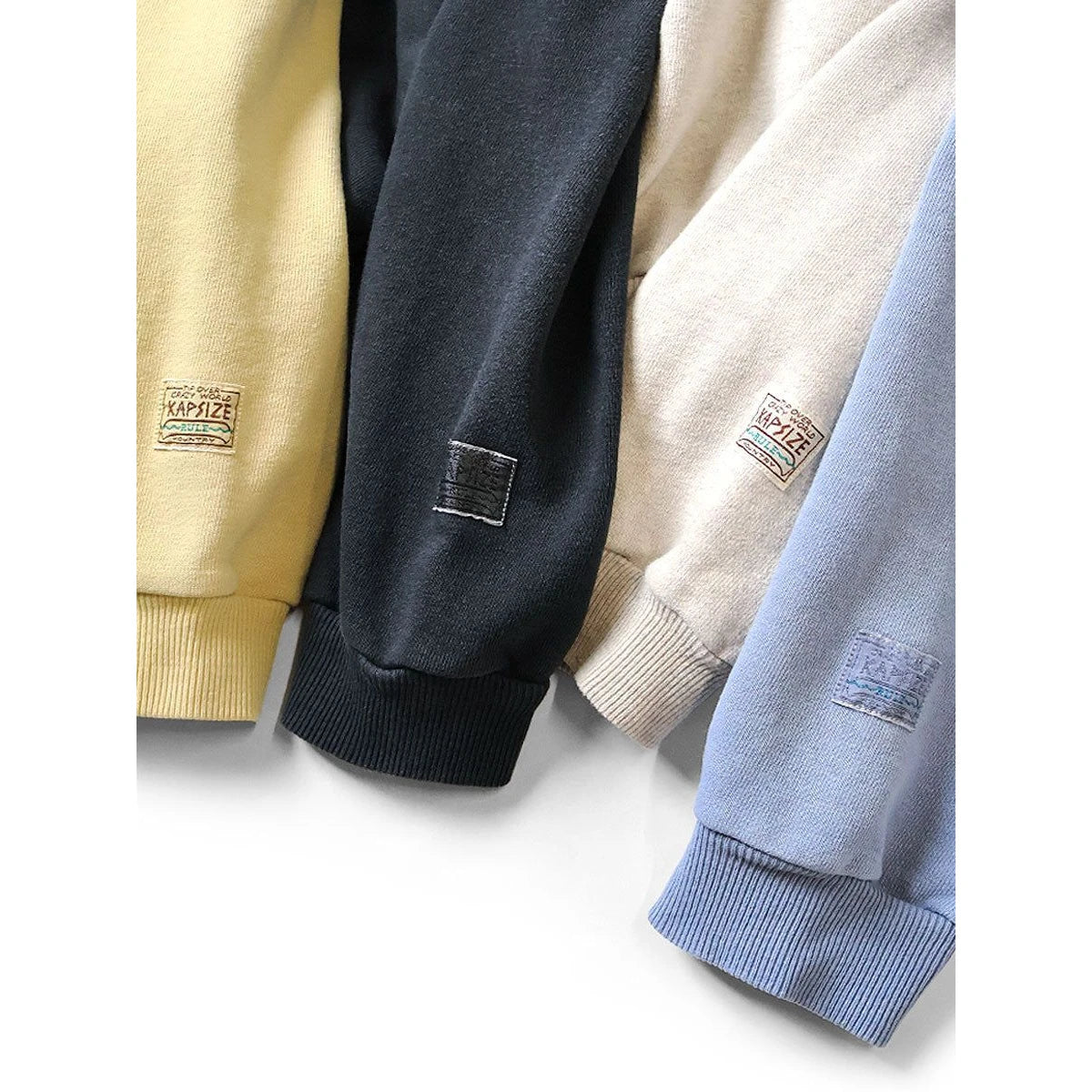 Kapital Fleece Hooded Sweatshirt (Kapsize Rule Print)