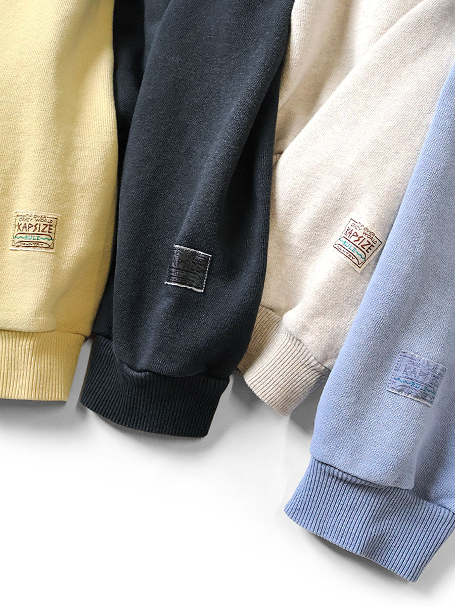 Kapital Fleece Hooded Sweatshirt (Kapsize Rule Print)