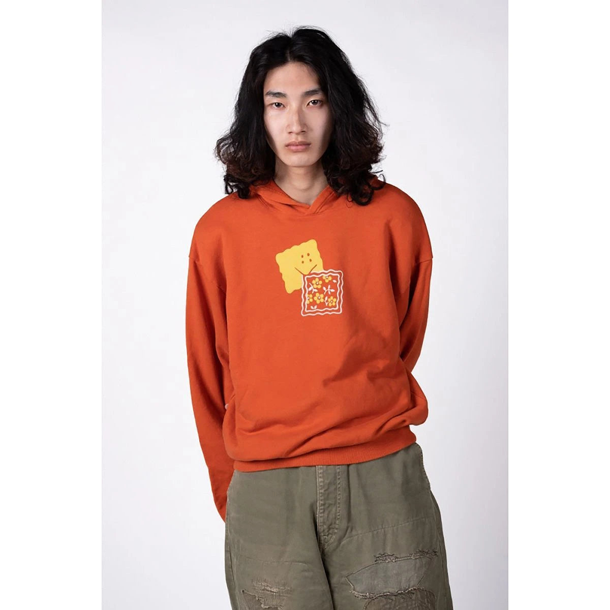 Kapital Fleece Hooded Sweatshirt (Peckish Rainbowy)