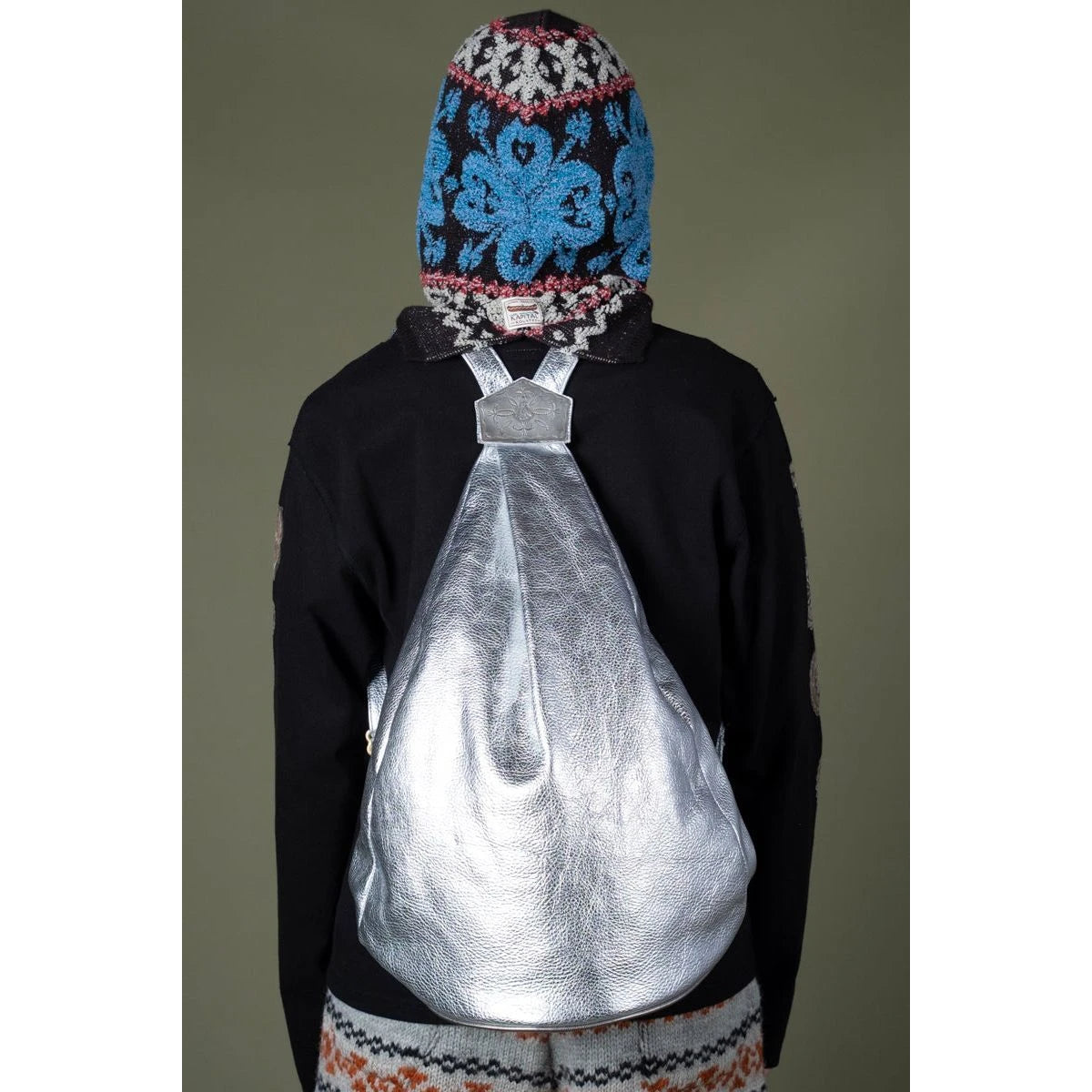 Kapital Foil Leather Herbie Medicine Backpack