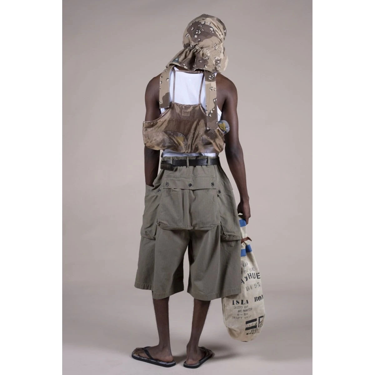 Kapital Herringbone Jumbo Monkey Shorts