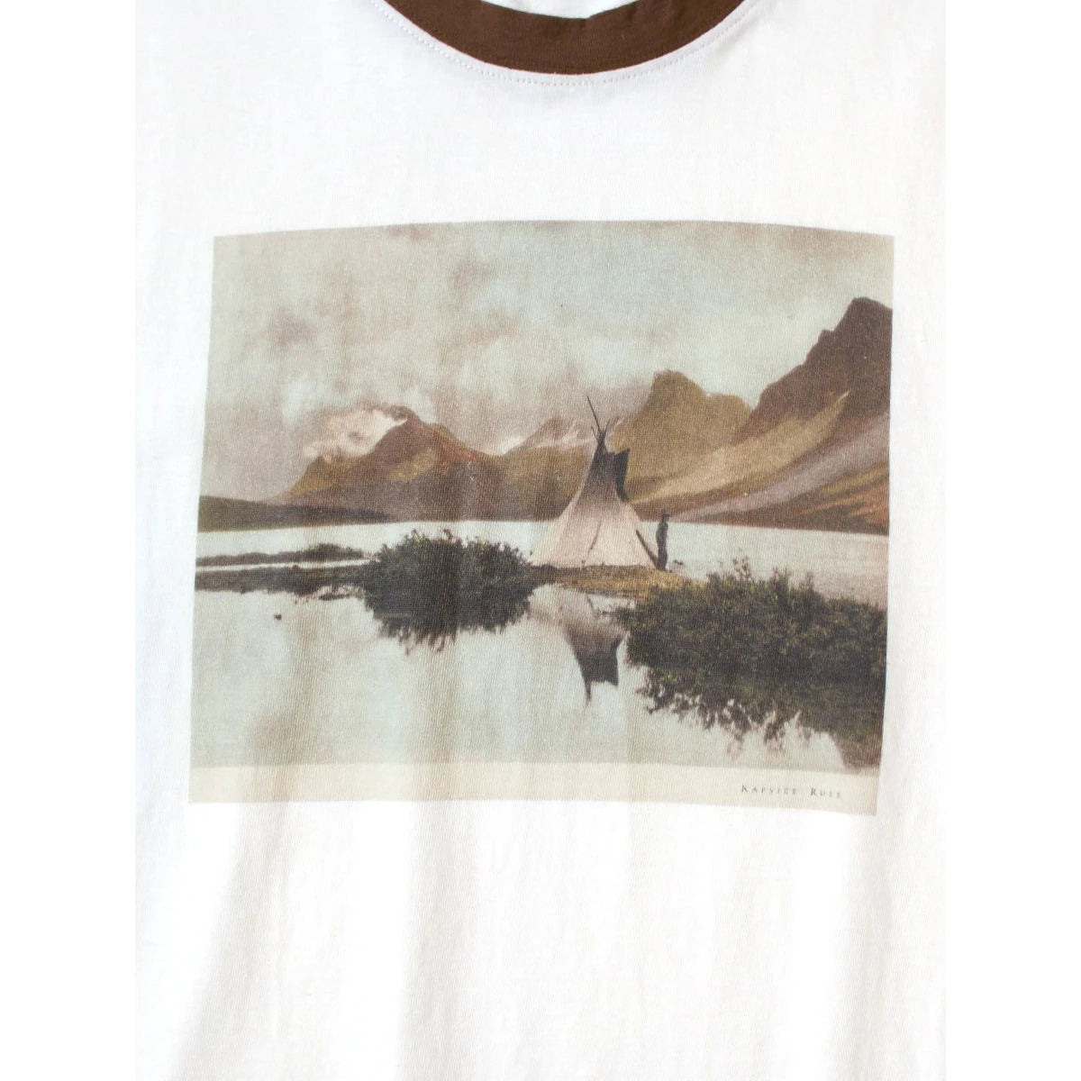 Kapital Jersey Ringer T-Shirt (Yellowknife Print)