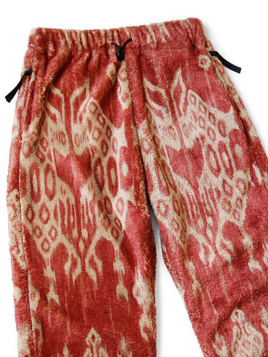Kapital Java Kasuri Pattern Fleece Easy Pants