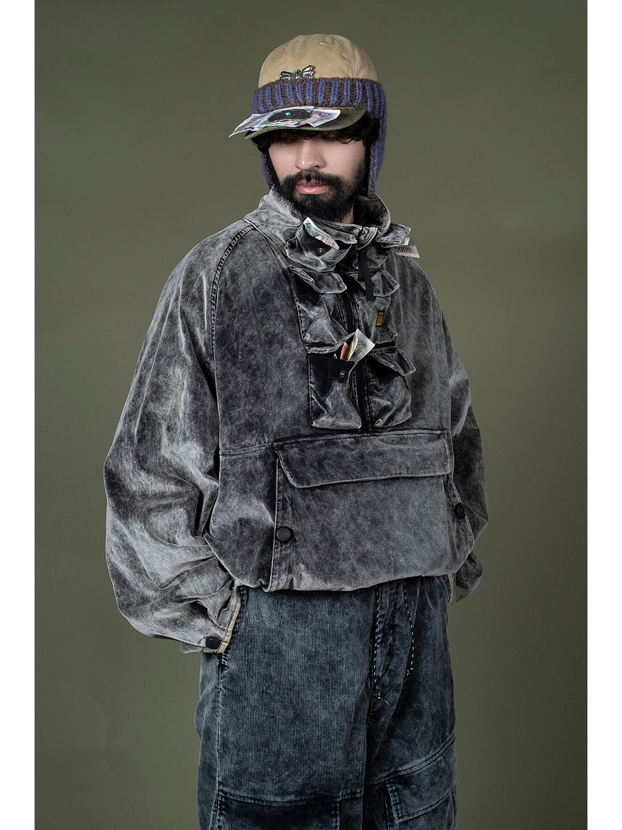 Kapital Velveteen Nickel Anorak (Dirty Dyed)