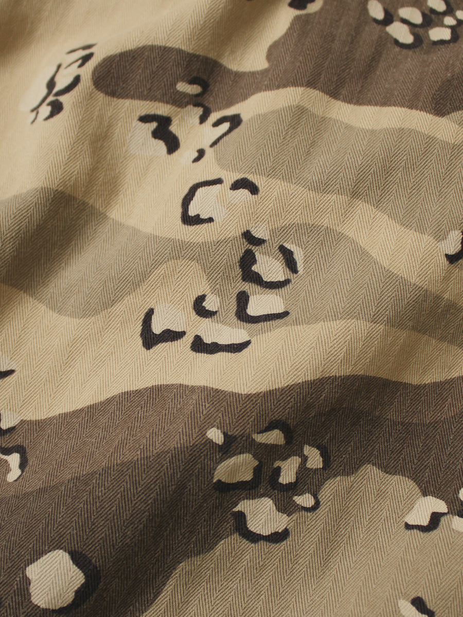 Kapital Cotton Herringbone Peckish Chocolate Chip Camo Army Jacket