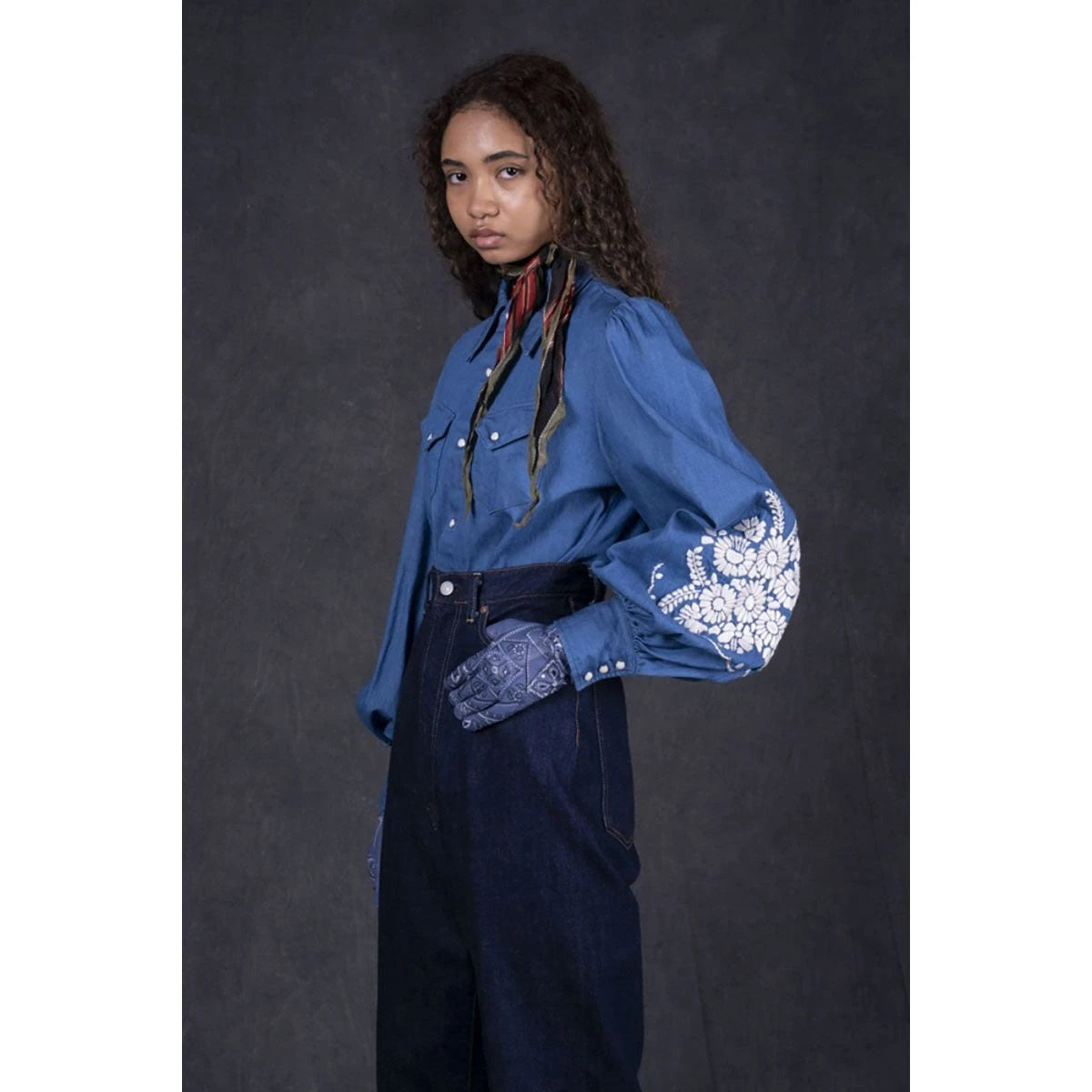 Kapital Leather Cookie Bandana Glove