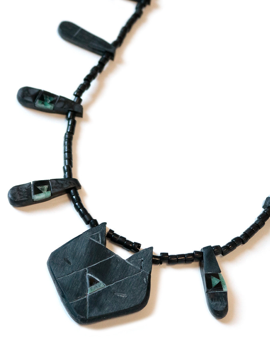 Kapital Nyanto Domingo Battery Cat Necklace (Large)