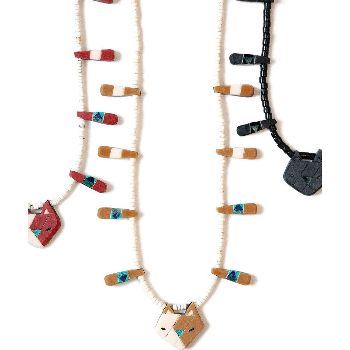 Kapital Nyanto Domingo Battery Cat Necklace (Small)