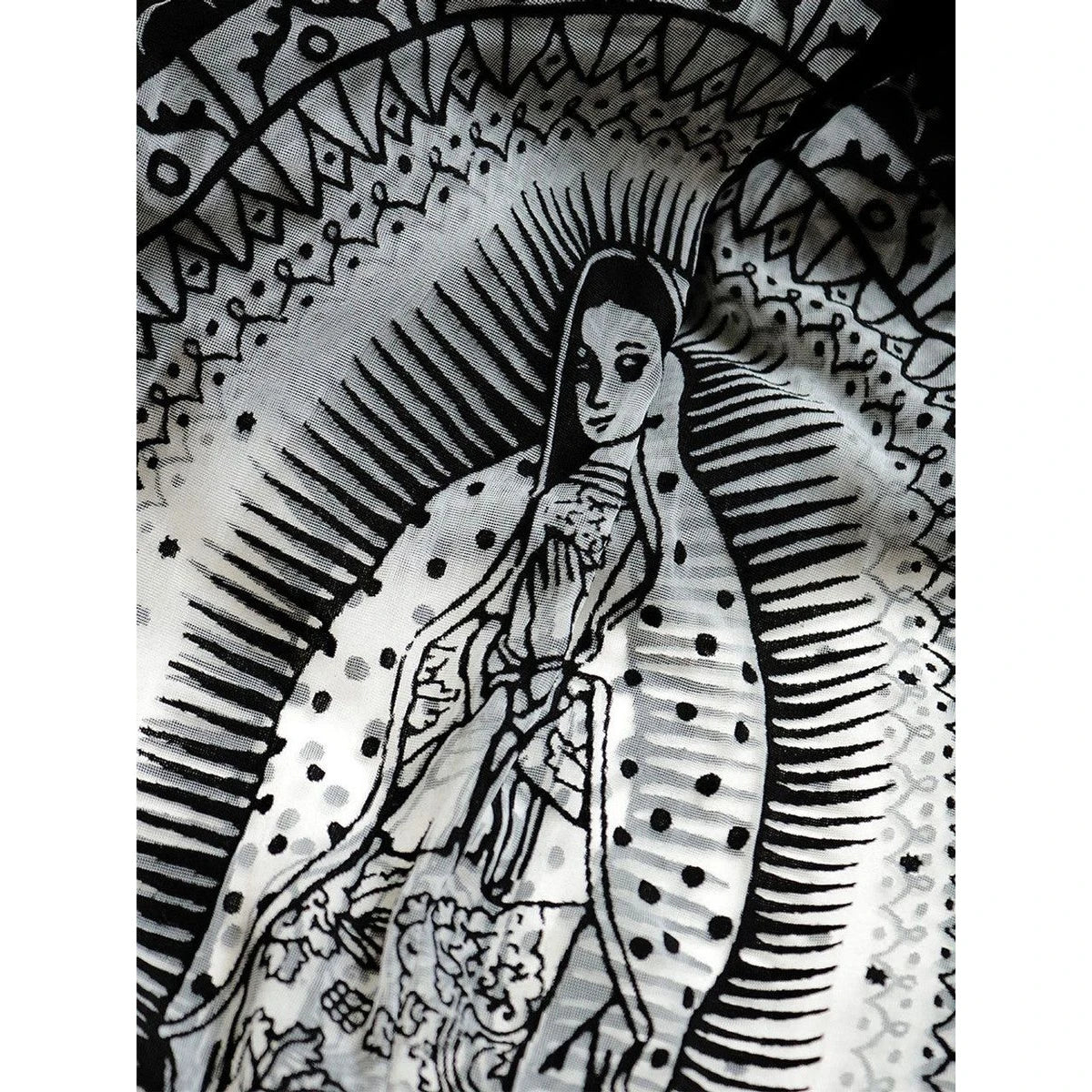Kapital Opal Jersey Raglan Huge Tee (Virgin Maria Print)