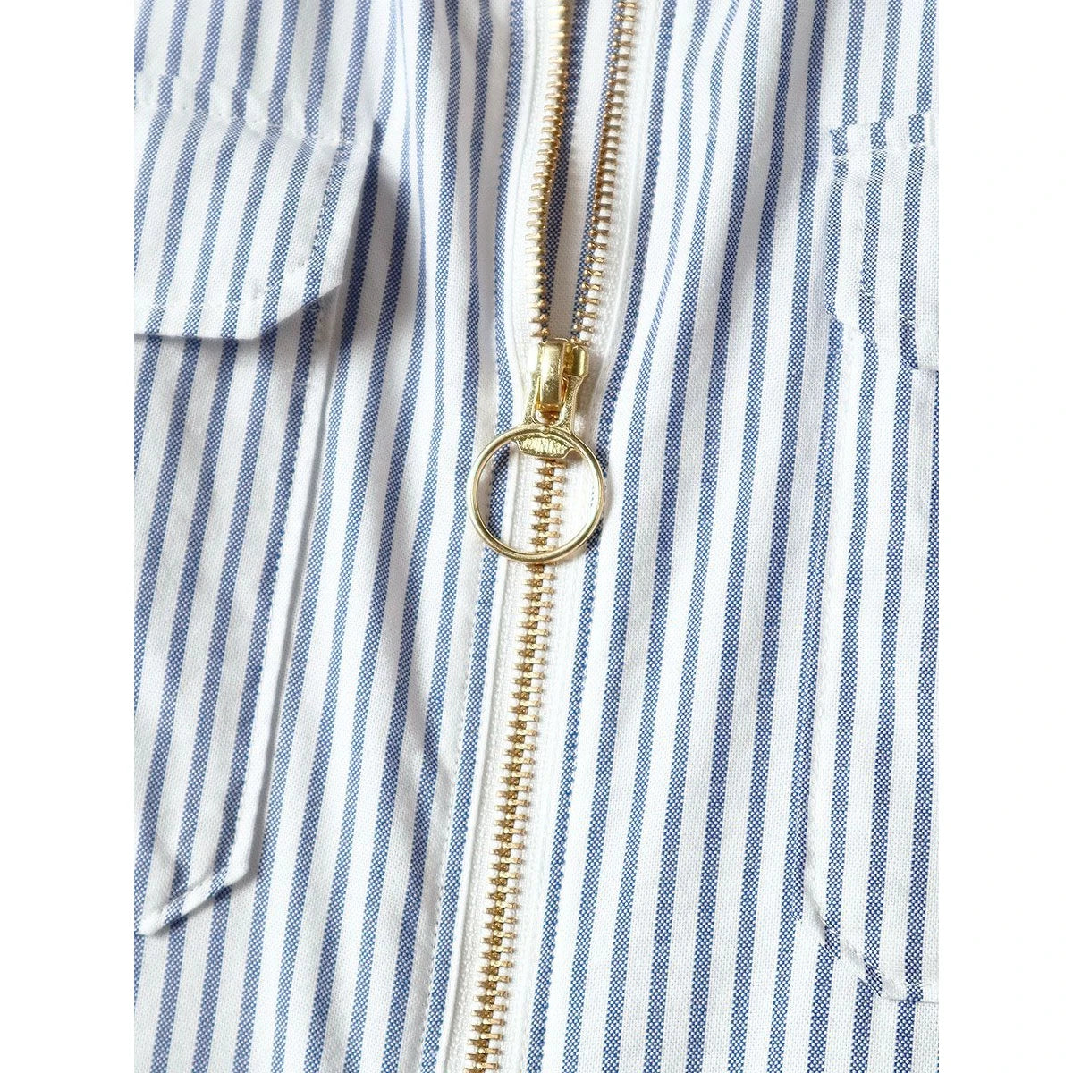 Kapital Ox Stripe Drizzler Work Shirt Dress