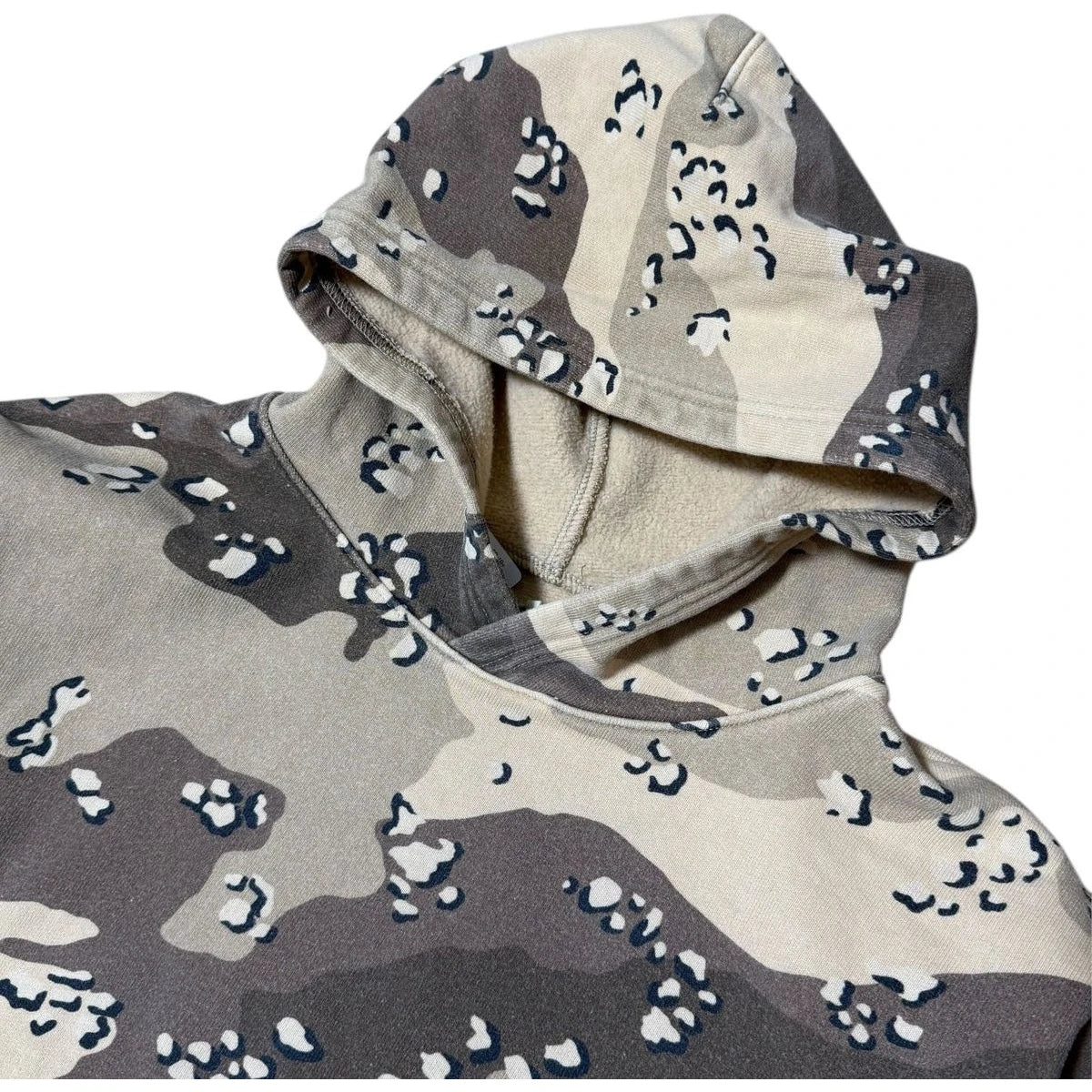Kapital Peckish Chocolate Chip Camo Fleece Hooded Sweatshirt
