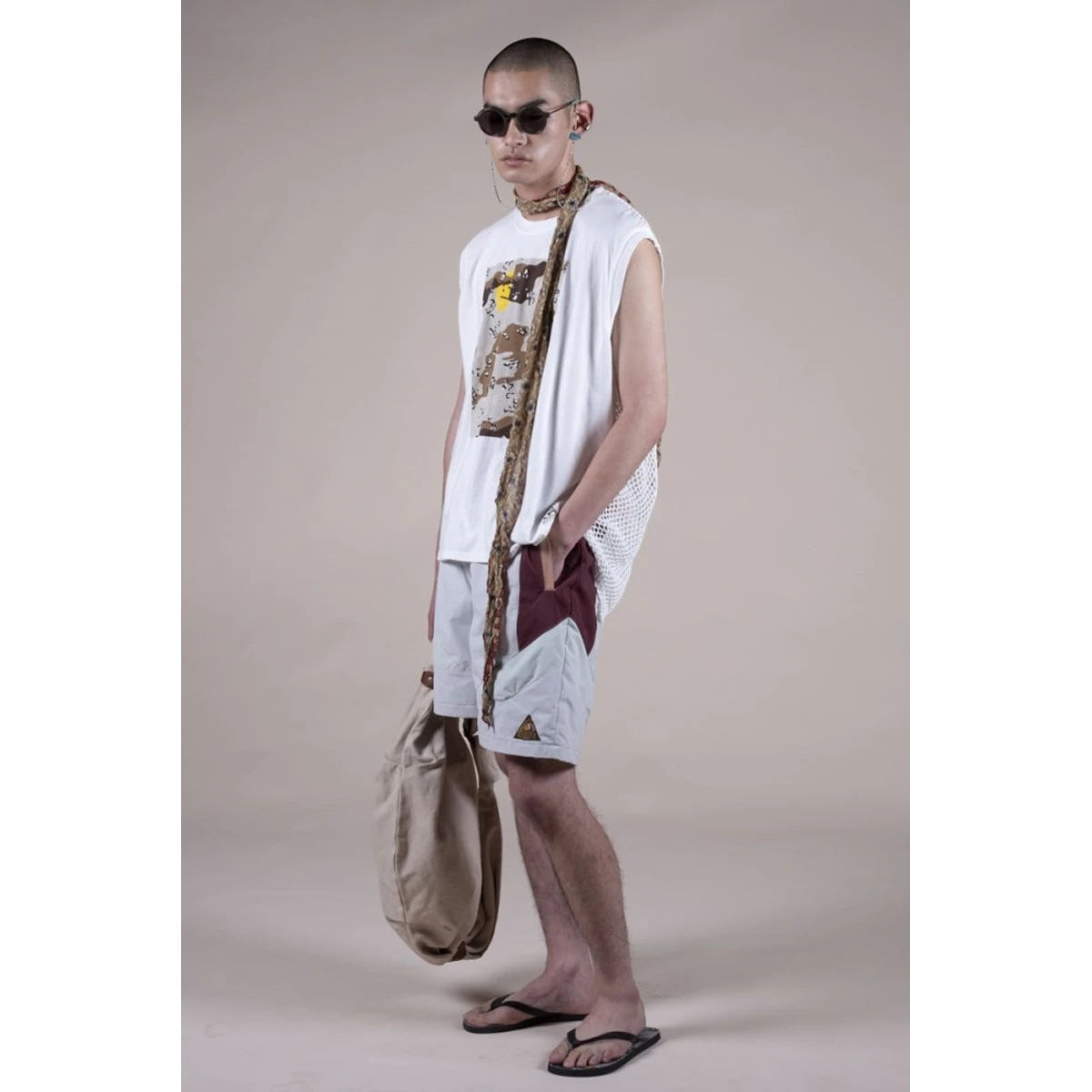 Kapital Poly Taffeta Shaka Swimwear