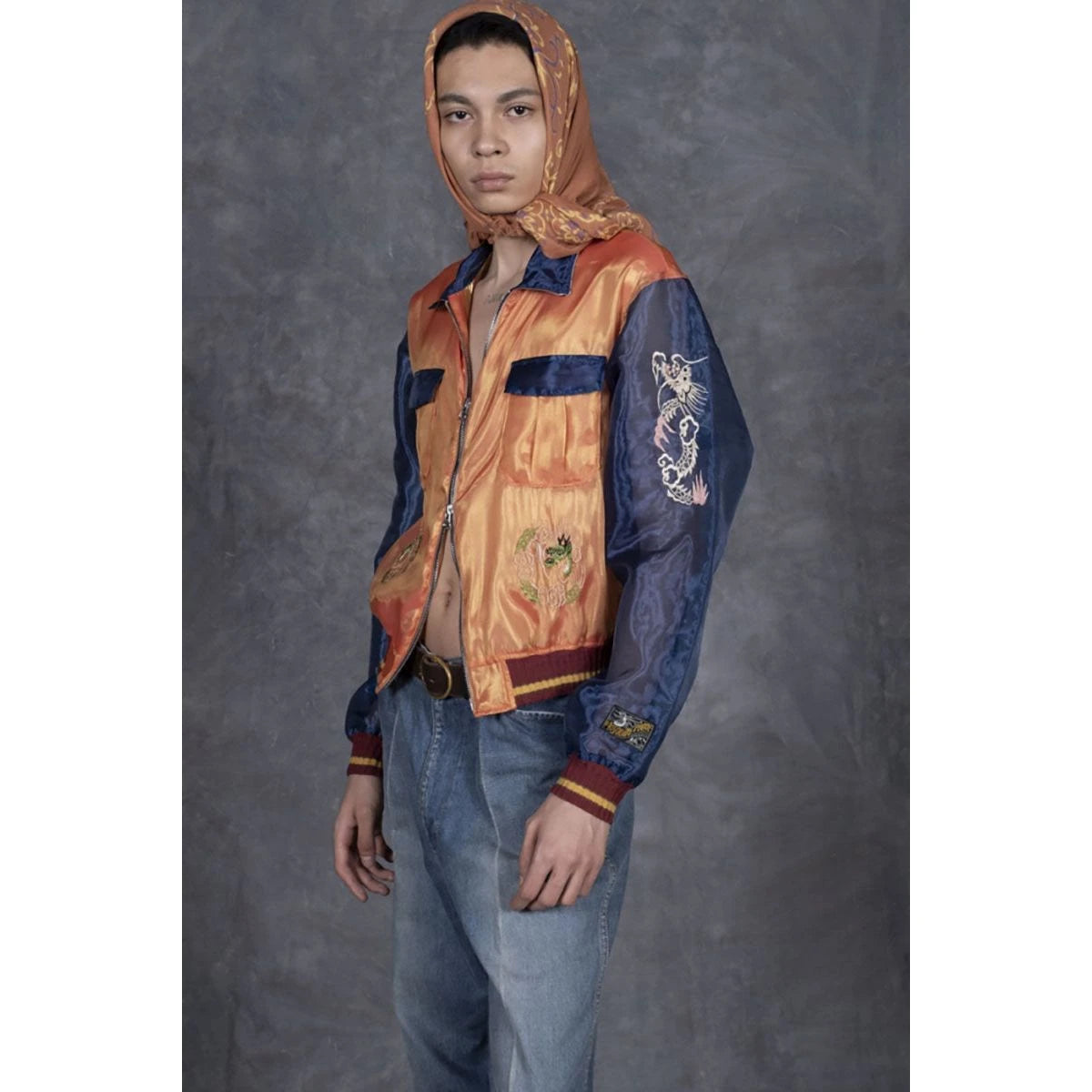 Kapital Sheer Pearl Mosquito Guard 2 Tone Vietnam Jacket