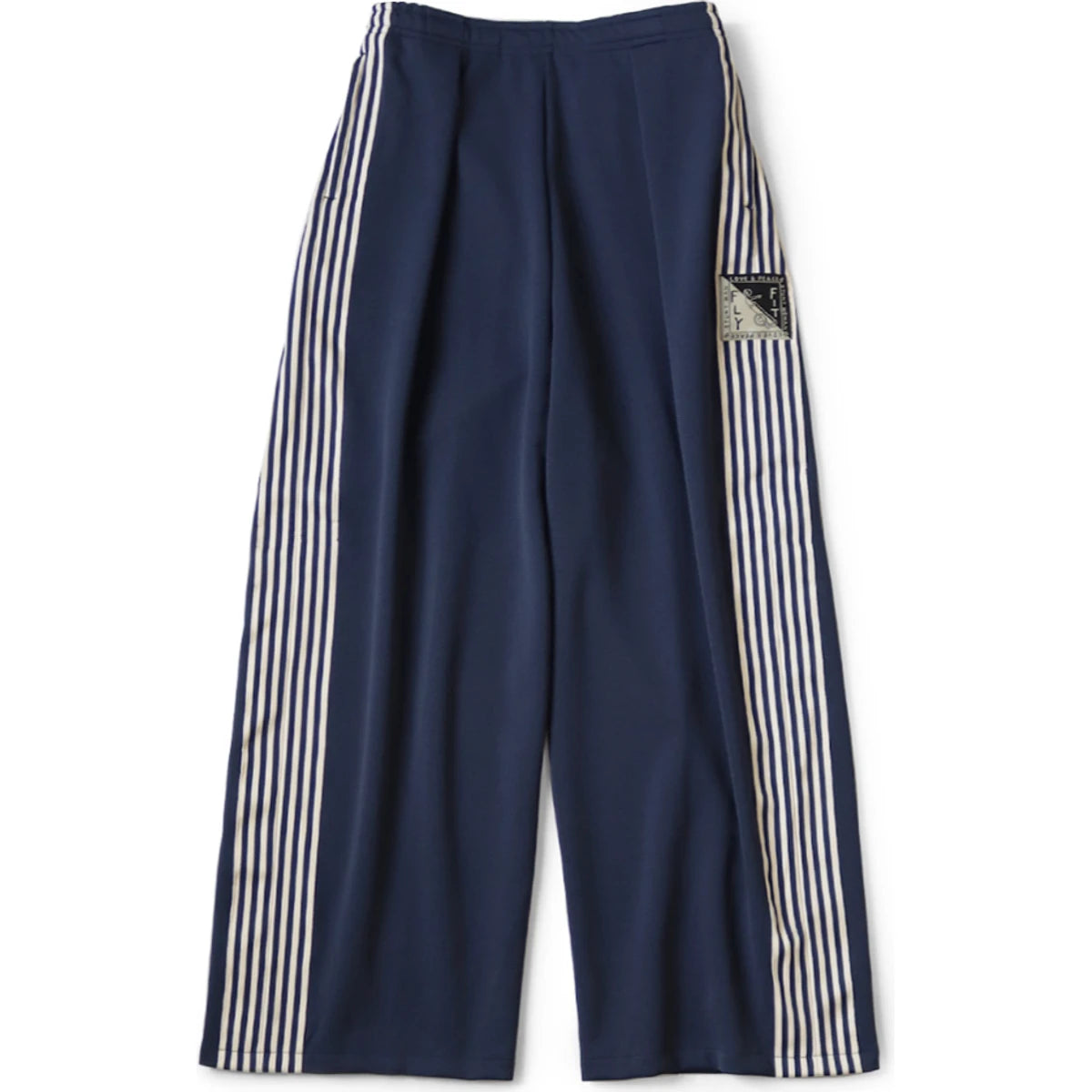 Kapital Stuntman & Woman Smooth Jersey Baggy Track Pants (Banner Stripe)