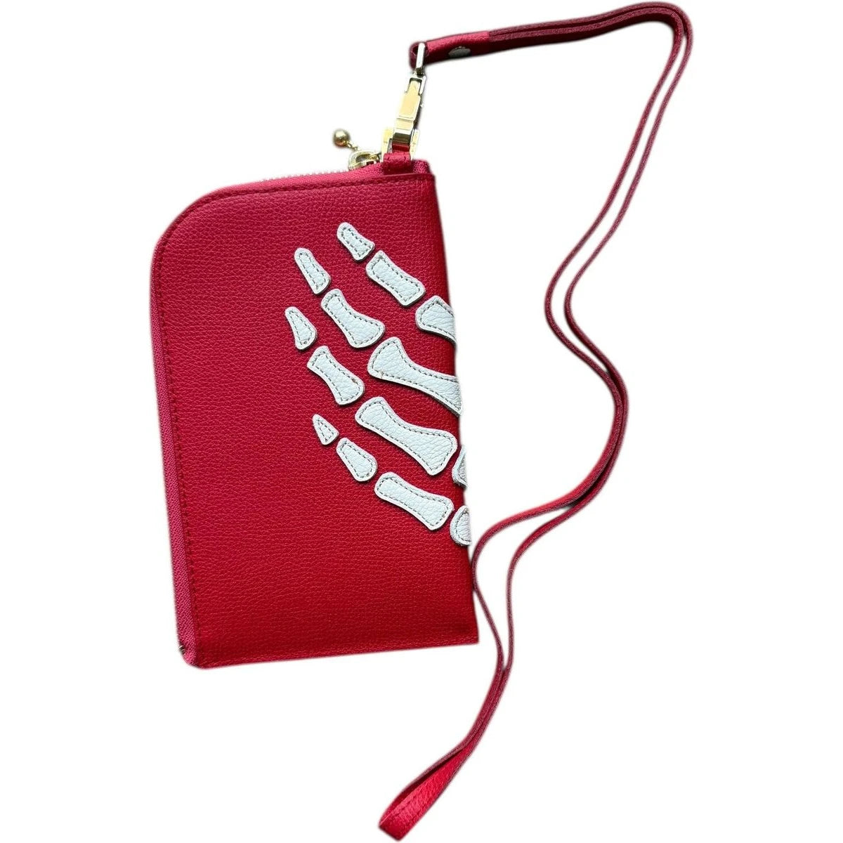 Kapital Thumbs Up Bone Hand Zip Bag | COJP Gallery