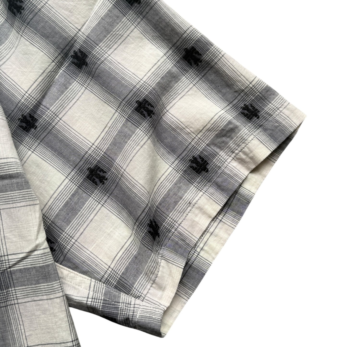 Kapital Thunderbird Shadow Check Open Collar Western Big Shirt