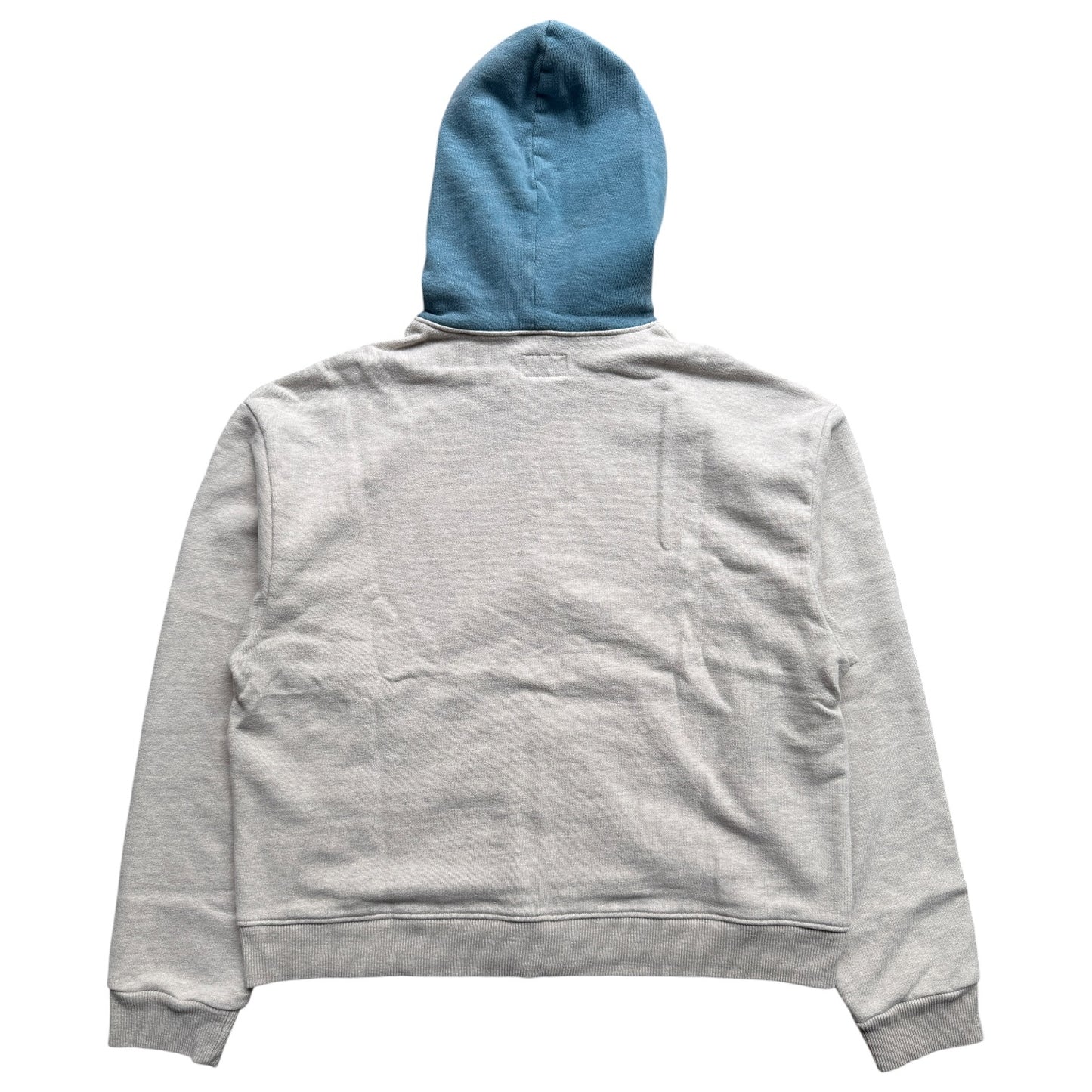 Kapital Top Fleece 2 Tone Zip Up Gym Hoodie