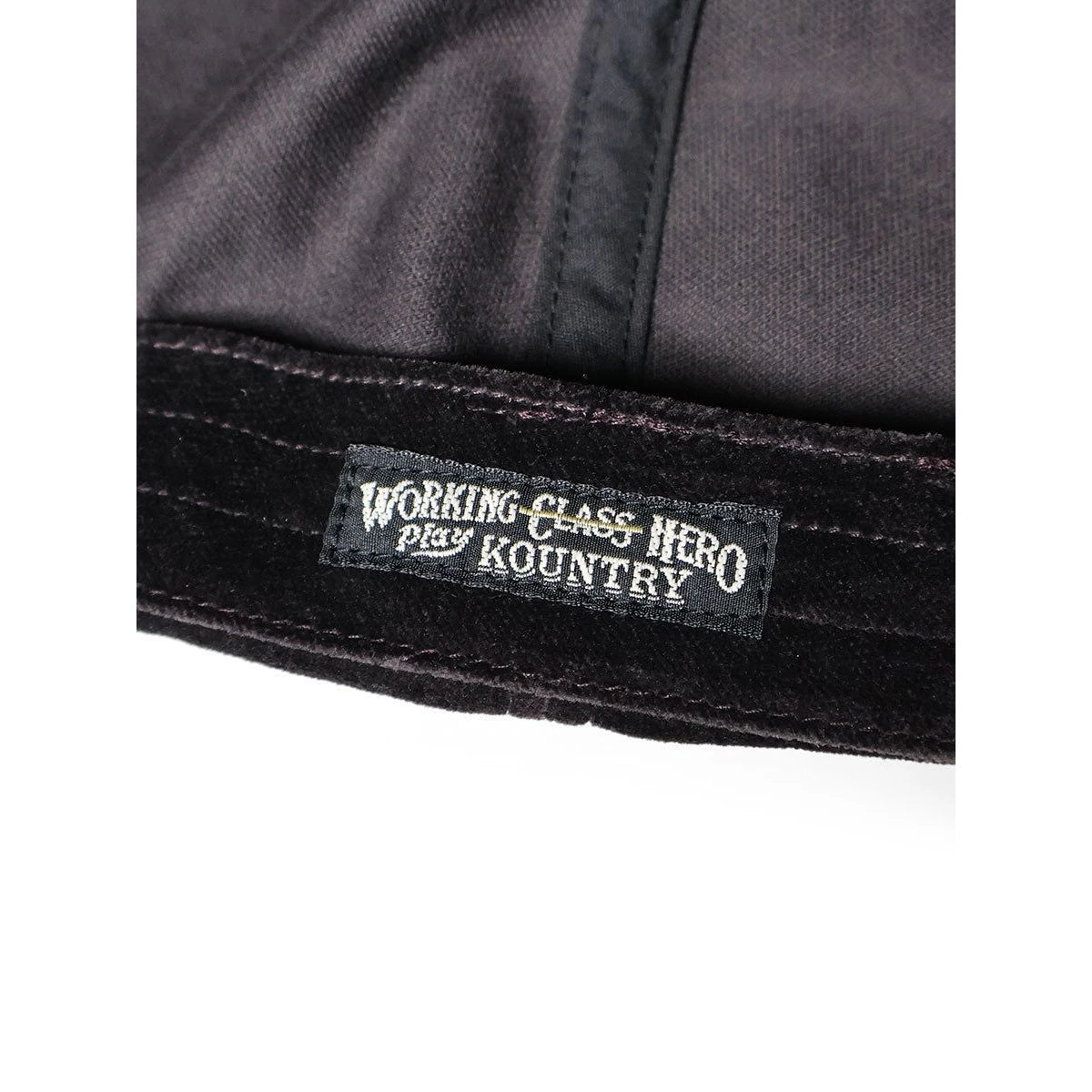 Kapital Velveteen Baseball Cap (Peckish Rainbowy Embroidery)