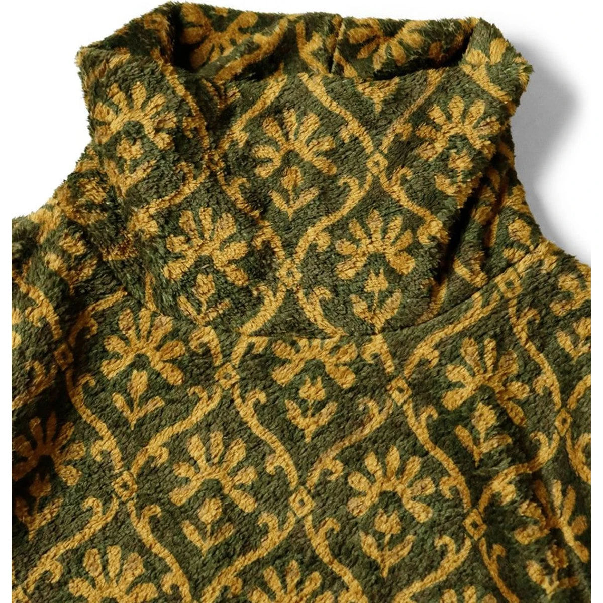Kapital Yosemite Arabesque Pattern Fleece Big High Neck Sweat