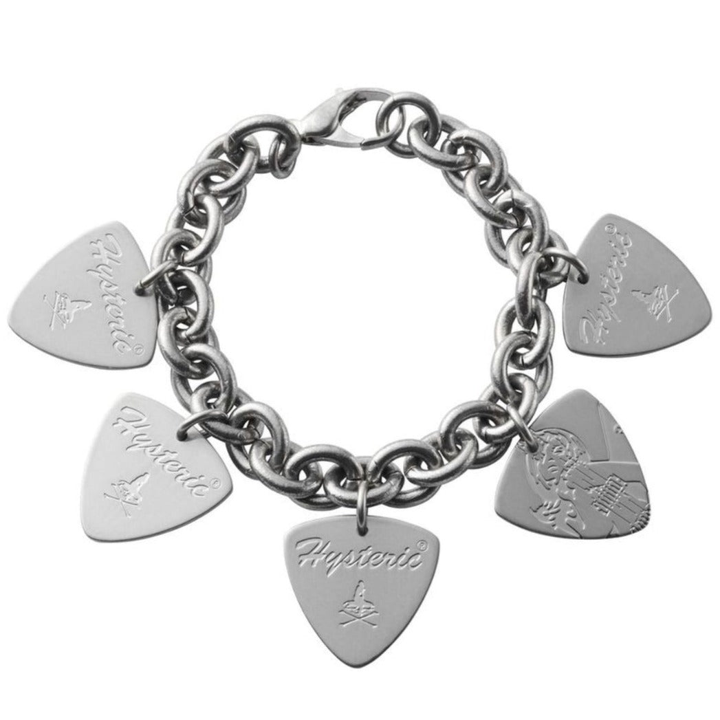 Hysteric Glamour Guitar Pick Charm Bracelet