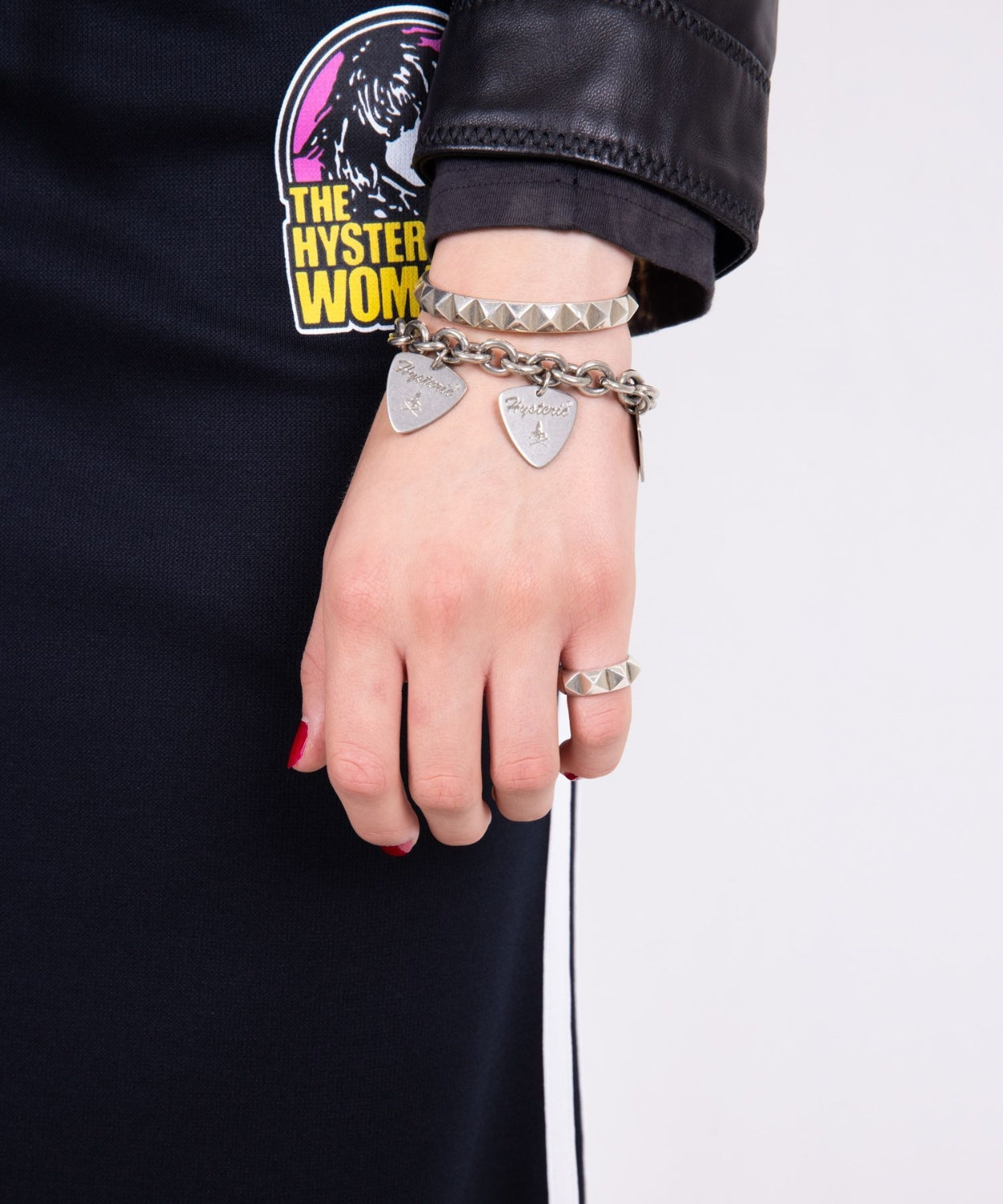 Hysteric Glamour Guitar Pick Charm Bracelet