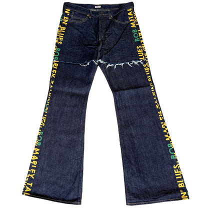 Kapital 14oz Denim Marley Talkin' Blues Apron Skouser Pants